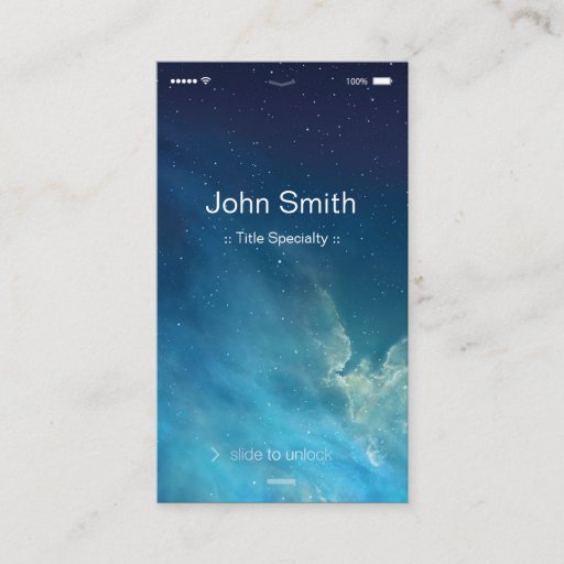 Customizable Simple Generic Flat UI Style - Unique Designed Business Cards