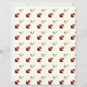 Simple Geometric Design Scrapbook Paper