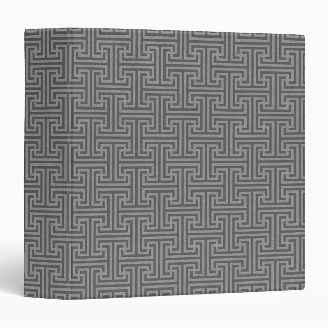 Simple geometric shapes 3 ring binder (Front/Spine)