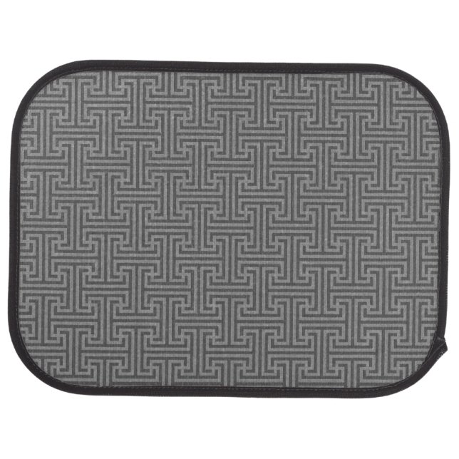 Simple geometric shapes car mat (Rear)
