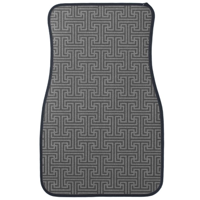 Simple geometric shapes car mat (Front)
