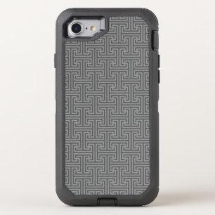 Simple geometric shapes OtterBox defender iPhone SE/8/7 case