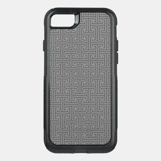 Simple geometric shapes otterbox iPhone case (Back)