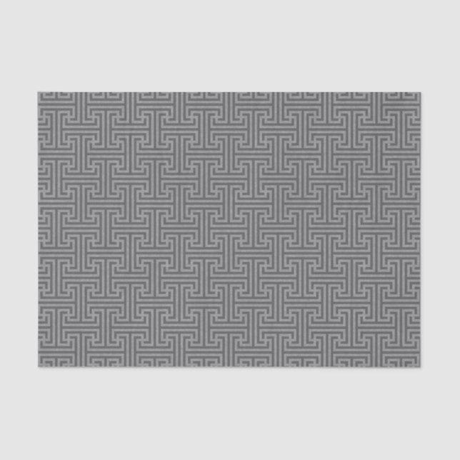 Simple geometric shapes tissue paper (Front)