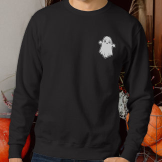 Simple Ghost Cartoon Illustration Halloween Sweatshirt