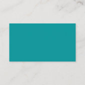 Simple Gift Registry | Teal Aqua Any Party Event Enclosure Card (Back)