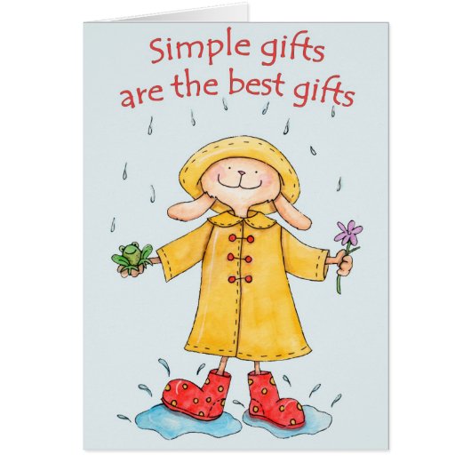 Simple Gifts Cards (Front)