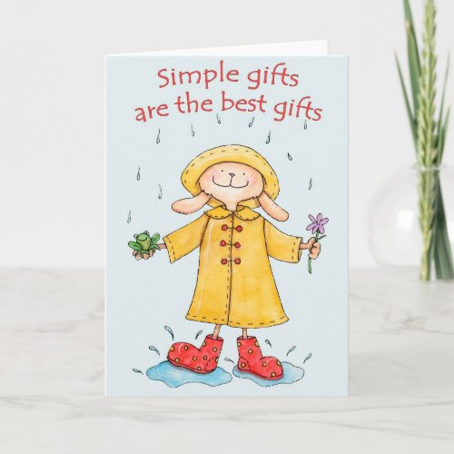 Simple Gifts _ Greeting Card