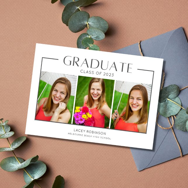 Simple Girl 3 Photo High School Graduation  (Creator Uploaded)