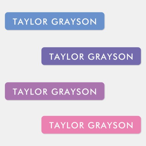 Simple Girls Name Kids Labels