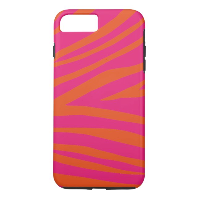 Simple Girly Zebra Stripes Texture Personalized Case-Mate iPhone Case (Back)