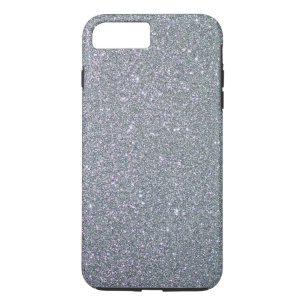 Simple Glitter Gray Ombre Plain Personalized iPhone 8 Plus/7 Plus Case