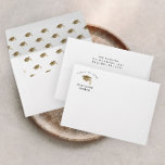 Simple Gold and Black Class of Graduation Envelope<br><div class="desc">SSimple Gold and Black Class of Graduation envelope. Click the personalize button to customize this design.</div>
