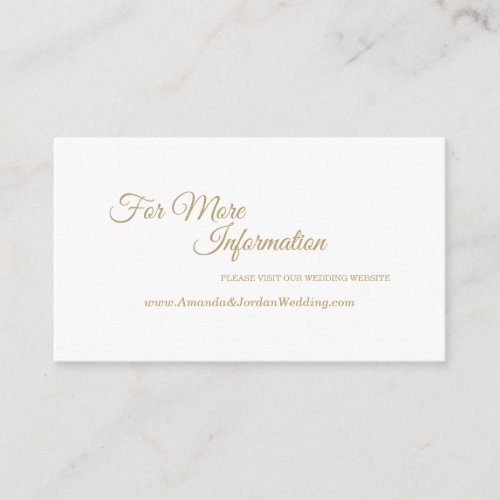 Simple Gold Calligraphy Website Enclosure