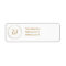 Simple Gold Circles and Your Initial Minimalist