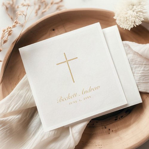 Simple Gold Cross Script 