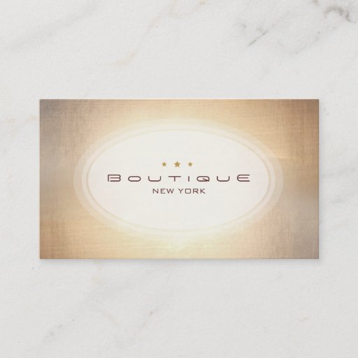 Customizable Simple Gold Foil Look Beauty and Fashion Business Card Templates