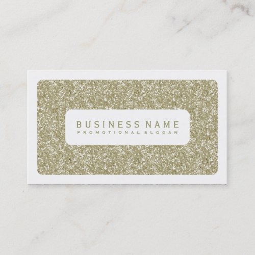 Simple Gold Glitter Business Card Templates