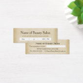 Simple Gold Grunge Hair Salon Appointment Reminder (Desk)