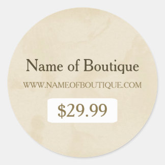 Simple Gold Grunge Modern Boutique Price Tags