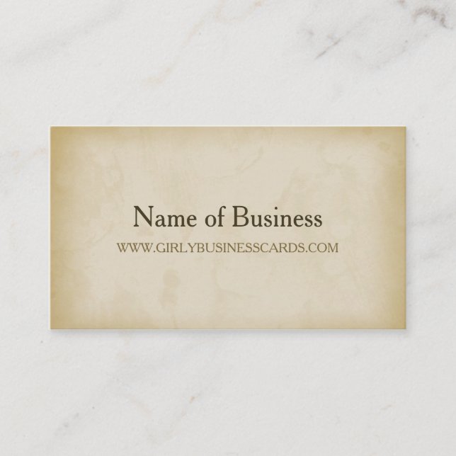 Simple Gold Grunge Modern Professional Minimalism Business Card (Front)