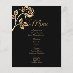 Simple Gold Rose