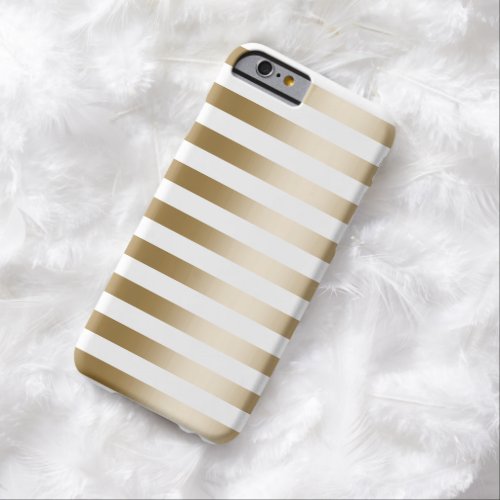 Simple Gold Stripes iPhone 6 Case