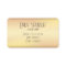 Simple Gold Woman Face Make-up Artist Card