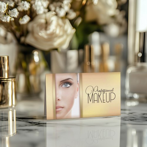 Professional make-up artist business card