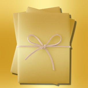 Simple gold wrapping paper sheets
