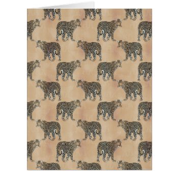 Simple Golden Leopard Animal Pattern by InovArtS at Zazzle