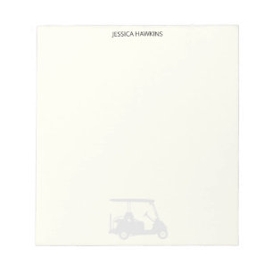 Simple Golf Fan Personal Stationery Buff Golf Cart Notepad