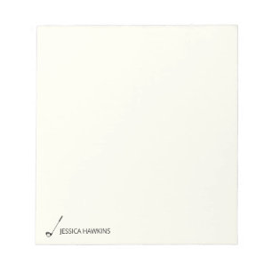 Simple Golf Fan Personal Stationery Golf Club Notepad