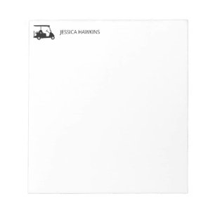 Simple Golf Fan Personal Stationery Notepad