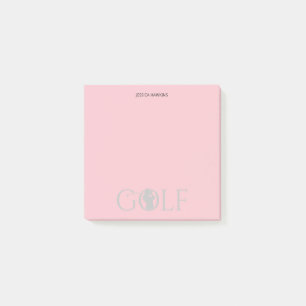 Simple Golf Fan Personal Stationery Post-it Notes