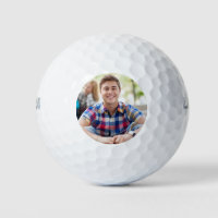 Simple Golfer Photo Template Golf Balls
