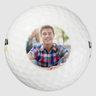 Simple Golfer Photo Template Golf Balls