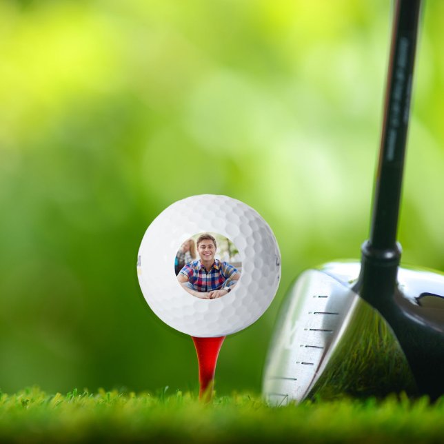Simple Golfer Photo Template Golf Balls (Creator Uploaded)