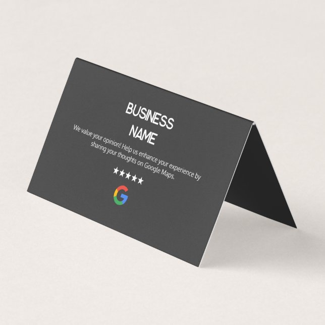 Simple Google Review Cards (Front)