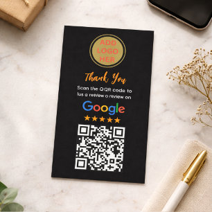 Simple Google Review Request Modern Small Business Calling Card