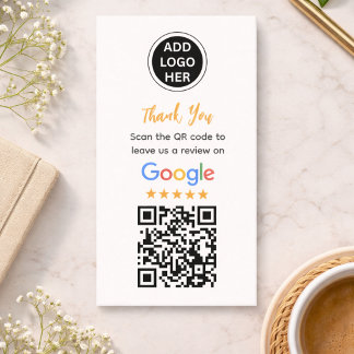 Simple Google Review Request|Modern Small Business Calling Card