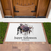 Simple gothic roses & skull Halloween party