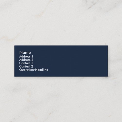 Simple graceful retro blue surface business card templates