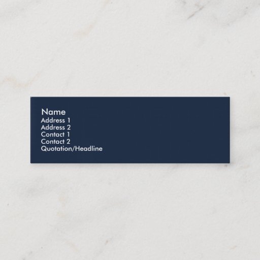Customizable Simple graceful retro blue surface business card templates