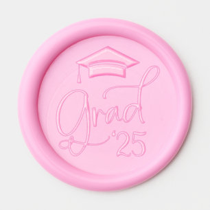 Simple Grad Class of 2025 Envelope Wax Seal Sticker