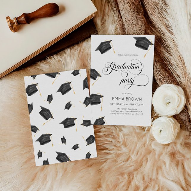 Simple Grad Party Invitation, Graduation 2024 Invitation (Creator Uploaded)