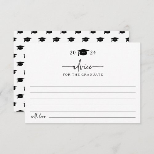 Simple Graduate Advice Card