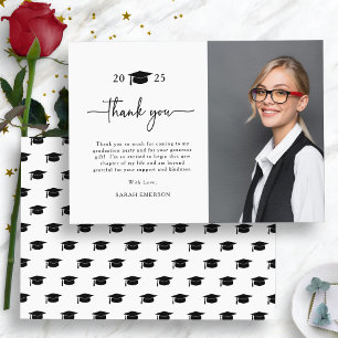 Simple Graduate Thank You Card