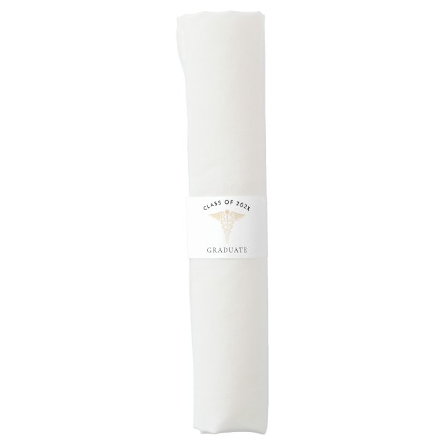 Simple Graduation 2024 Nurse Pinning Napkin Bands (Front)