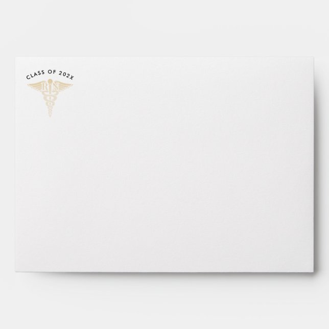 Simple Graduation 2025 Nurse Pinning Envelope (Front)